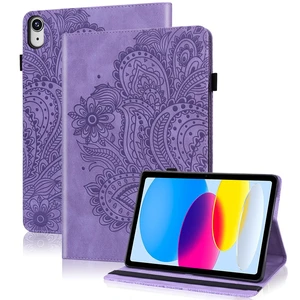 VODEFOX Case for iPad 11th Generation 11 Inch 2025 A16, iPad 10th Generation 10.9 inch 2022, Slim Stand PU Leather Embossed Flowers Protective Cover - Purple VODEFOX Case for iPad 11th Generation 11 Inch 2025 A16, iPad 10th Generation 10.9 inch 2022, Slim Stand PU Leather Embossed Flowers Protective Cover - Purple