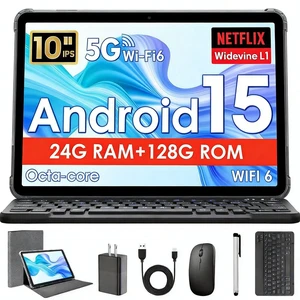 MENTUME Android 15 Tablet, Mini Laptop with Keyboard, Cheap Laptop Small 2 in 1 Tablets Clearance 2025 2026, 10 Inch 24GB RAM+128GB ROM, Octa-Core 6000mAh 1280x800 IPS HD, 5G WiFi with Mouse (Gray) MENTUME Android 15 Tablet, Mini Laptop with Keyboard, Cheap Laptop Small 2 in 1 Tablets Clearance 2025 2026, 10 Inch 24GB RAM+128GB ROM, Octa-Core 6000mAh 1280x800 IPS HD, 5G WiFi with Mouse (Gray)