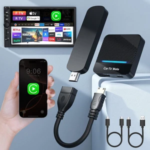 Rocketek Car TV Mate Pro with Wireless Car Play Adapter, 2 in 1 HDMI Multimedia Adapter Converter for Fire T V Stick/Game Machine/Set-Top Box,HDMI TV Mate for Cars from 2016, Plug & Play,No Lat Rocketek Car TV Mate Pro with Wireless Car Play Adapter, 2 in 1 HDMI Multimedia Adapter Converter for Fire T V Stick/Game Machine/Set-Top Box,HDMI TV Mate for Cars from 2016, Plug & Play,No Lat