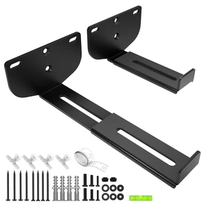 Etour New Update Premium Universal Soundbar Wall Mount Bracket Depth Adjustable Hold Up to 38lbs Quick Install for Samsung, Sony, Bose, Vizio, LG, JBL and More Sound bar Shelf Under TV Etour New Update Premium Universal Soundbar Wall Mount Bracket Depth Adjustable Hold Up to 38lbs Quick Install for Samsung, Sony, Bose, Vizio, LG, JBL and More Sound bar Shelf Under TV
