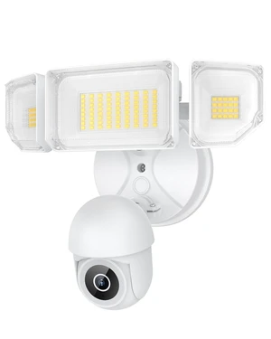 Atfoyer Floodlight Camera Hardwired 6500LM, 2K+ UHD Outdoor Security Camera, 360 Pan & Tilt View, AI Detection & Tracking, 24/7 Recording, Color Night Vision, 5GHz/2.4GHz WiFi, Compatible with Alexa Atfoyer Floodlight Camera Hardwired 6500LM, 2K+ UHD Outdoor Security Camera, 360 Pan & Tilt View, AI Detection & Tracking, 24/7 Recording, Color Night Vision, 5GHz/2.4GHz WiFi, Compatible with Alexa