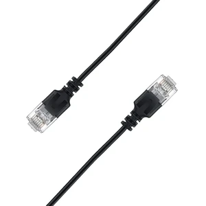 Elfcam - 30m/98.4ft Ultra Slim Cat 6A Ethernet Cable 10Gbps 32AWG UTP OD2.8mm 500MHz, 10Gb Thin RJ45 Cat 6A Patch Cord for LAN, Router, Modem, Xbox, Laptop and Servers, Black, 30 Meters Elfcam - 30m/98.4ft Ultra Slim Cat 6A Ethernet Cable 10Gbps 32AWG UTP OD2.8mm 500MHz, 10Gb Thin RJ45 Cat 6A Patch Cord for LAN, Router, Modem, Xbox, Laptop and Servers, Black, 30 Meters