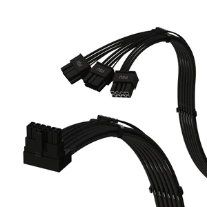 LINKUP 12VHPWR GPU Power Cable ^^ for Corsair PSUs, Left Angle ^^ 70cm LINKUP 12VHPWR GPU Power Cable ^^ for Corsair PSUs, Left Angle ^^ 70cm