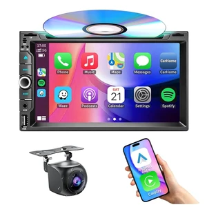 Plug&Play CD/DVD Car Radio for Toyota Tacoma 1995-2004Sienna1995-20044Runner 1990-2001 RAV4 1990-2001Tundra/Sequoia 1999-2002,7 inch IPS Touchscreen with Carplay Android Auto/Subwoofer/AM/FM Plug&Play CD/DVD Car Radio for Toyota Tacoma 1995-2004Sienna1995-20044Runner 1990-2001 RAV4 1990-2001Tundra/Sequoia 1999-2002,7 inch IPS Touchscreen with Carplay Android Auto/Subwoofer/AM/FM