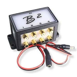 B2 Audio Cockbox 2x8 RCA Splitter Distribution Block w/RGB LED Lights B2 Audio Cockbox 2x8 RCA Splitter Distribution Block w/RGB LED Lights