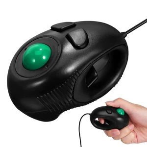 ARTIBETTER 4D Trackball Portable Finger Handheld USB Wired Mini with Thumb- Scrolling 3-Button Design Plug and Play for Laptop and Desktop Travel Size ARTIBETTER 4D Trackball Portable Finger Handheld USB Wired Mini with Thumb- Scrolling 3-Button Design Plug and Play for Laptop and Desktop Travel Size