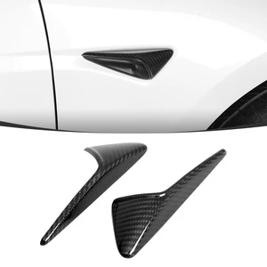 Leeiion Side Camera Protectionl Cover HW4.0 Compatible with 2025-2026 Model 3/Y(Standard, Premium & Performance) Real Carbon Fiber Side Camera Turn Signal Cover 2PCS(Gloss Carbon Fiber) Leeiion Side Camera Protectionl Cover HW4.0 Compatible with 2025-2026 Model 3/Y(Standard, Premium & Performance) Real Carbon Fiber Side Camera Turn Signal Cover 2PCS(Gloss Carbon Fiber)
