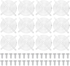PATIKIL 150mm Fan Finger Grill, 12 Pcs Metal Ventilation Grill Guard Cover with Screws for Industry Workshop Computer Household Refrigerators Air Conditioning, Silver PATIKIL 150mm Fan Finger Grill, 12 Pcs Metal Ventilation Grill Guard Cover with Screws for Industry Workshop Computer Household Refrigerators Air Conditioning, Silver