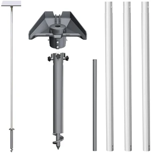 Kinchoix Starlink Gen 3 Mount Screw-in Starlink Pole 10FT Starlink Mounting Kit with Starlink Gen 3 Pipe Adapter and Durable 1.5'' Diameter Pole with Ground Anchor Kinchoix Starlink Gen 3 Mount Screw-in Starlink Pole 10FT Starlink Mounting Kit with Starlink Gen 3 Pipe Adapter and Durable 1.5'' Diameter Pole with Ground Anchor