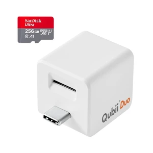 Maktar Qubii Duo USB-C Auto Backup Cube for iPhone + 256GB microSD Card ^^ Photo & Video Backup to MicroSD ^^ MFi Certified ^^ iPhone 15/16/17 & USB-C iPad ^^ Subscription-Free iCloud Alternative ^^ W Maktar Qubii Duo USB-C Auto Backup Cube for iPhone + 256GB microSD Card ^^ Photo & Video Backup to MicroSD ^^ MFi Certified ^^ iPhone 15/16/17 & USB-C iPad ^^ Subscription-Free iCloud Alternative ^^ W