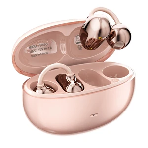 APZXTRK Clip-On Ear Wireless Bluetooth 6.0 Headphones with Mic, Half in-Ear Open Ear Design, Touch Control, for Music Listening, Running, Yoga (Rosegold) APZXTRK Clip-On Ear Wireless Bluetooth 6.0 Headphones with Mic, Half in-Ear Open Ear Design, Touch Control, for Music Listening, Running, Yoga (Rosegold)