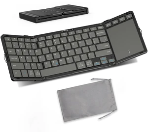 OMOTON Foldable Bluetooth Keyboard with Trackpad for Windows/Android/iPadOS OMOTON Foldable Bluetooth Keyboard with Trackpad for Windows/Android/iPadOS