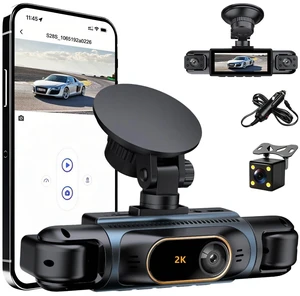 Car Camera Dash Cam Front and Rear Left Right, 4-Channel Video Recording WiFi Dashcam with Phone APP 360 Degree Car Security, HD 2K Car Dashboard Night Vision 24 Hours Parking Monitor G-Sensor Car Camera Dash Cam Front and Rear Left Right, 4-Channel Video Recording WiFi Dashcam with Phone APP 360 Degree Car Security, HD 2K Car Dashboard Night Vision 24 Hours Parking Monitor G-Sensor