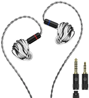 LEAUDIO TRN Shell 4DD Planar Hybrid Headpohnes with 2Pin Detachable Cable Interchangeable Nozzle Design Earphones (Without mic) LEAUDIO TRN Shell 4DD Planar Hybrid Headpohnes with 2Pin Detachable Cable Interchangeable Nozzle Design Earphones (Without mic)