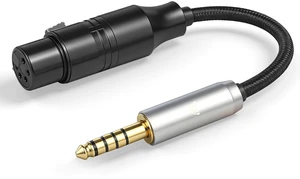 okcsc 4.4mm to XLR 4Pin Balanced Cable for LCD-2/DT 990 PRO X/S750/Dan Clark Noire XO/ADX7000 Hi-Fi Gold-Plated OFC, High-Density Braided, Aluminum Alloy 20cm/4.4mm okcsc 4.4mm to XLR 4Pin Balanced Cable for LCD-2/DT 990 PRO X/S750/Dan Clark Noire XO/ADX7000 Hi-Fi Gold-Plated OFC, High-Density Braided, Aluminum Alloy 20cm/4.4mm
