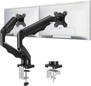 Dual Monitor Stand fits up to 32 inch, 4.4-19.8 lbs Computer Screens, Dual Monitor Desk Mount Height Adjustable, Monitor Arms for 2 Monitors, Home Office VESA Mounts, Freelift Black Dual Monitor Stand fits up to 32 inch, 4.4-19.8 lbs Computer Screens, Dual Monitor Desk Mount Height Adjustable, Monitor Arms for 2 Monitors, Home Office VESA Mounts, Freelift Black
