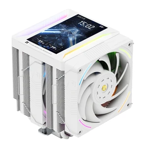 Thermalright TR Peerless Assassin 120 Vision MAX ARGB White CPU Cooler, PC Heatsink Cooler 6 Heat Pipes, 5 Magnetic Display Screen with 480x854 Resolution,for AM4/AM5 and Intel LGA1700/ Thermalright TR Peerless Assassin 120 Vision MAX ARGB White CPU Cooler, PC Heatsink Cooler 6 Heat Pipes, 5 Magnetic Display Screen with 480x854 Resolution,for AM4/AM5 and Intel LGA1700/