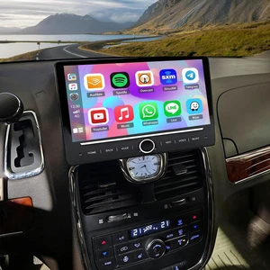 Surakey 10" Double Din Car Stereo for Chrysler Town & Country 2011-2016, Touchscreen Car Radio w/Wireless CarPlay & Android Auto, Bluetooth, Backup Camera, Mirror Link GPS Navigation WiFi FM, 4 Surakey 10" Double Din Car Stereo for Chrysler Town & Country 2011-2016, Touchscreen Car Radio w/Wireless CarPlay & Android Auto, Bluetooth, Backup Camera, Mirror Link GPS Navigation WiFi FM, 4
