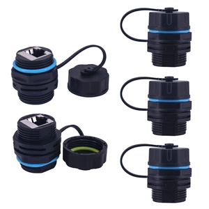 Lonlonty IP68 Waterproof RJ45 Coupler Shielded CAT6 5 Pack Lonlonty IP68 Waterproof RJ45 Coupler Shielded CAT6 5 Pack