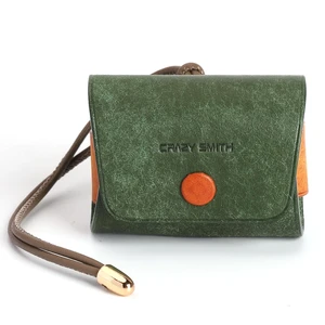 Handmade Cowhide Suitable for AirPods Pro 3 Protective Case, Full Grain Leather, Minimalist Design, with Lanyard Compatible(Minimalist Style Green) Handmade Cowhide Suitable for AirPods Pro 3 Protective Case, Full Grain Leather, Minimalist Design, with Lanyard Compatible(Minimalist Style Green)