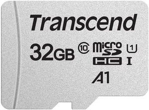 Transcend 32GB USD300S microSD Card, 100MB/s, UHS-I, C10, U1, A1 Transcend 32GB USD300S microSD Card, 100MB/s, UHS-I, C10, U1, A1
