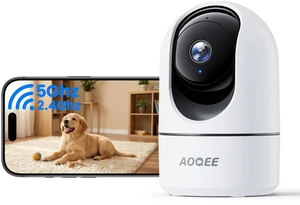 AOQEE 2K Cameras for Home Security, Dog Camera, 360 Coverage PTZ, G5 1Pack AOQEE 2K Cameras for Home Security, Dog Camera, 360 Coverage PTZ, G5 1Pack
