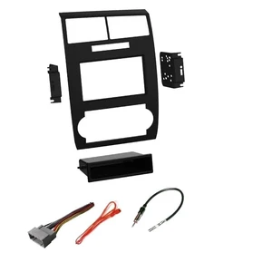 Single or Double Din Car Stereo Install Dash Kit, Wire Harness, and AM/FM Radio Antenna Adapter -Made for Dodge: No Factory External Amp Vehicles: 2005-2007 Charger and 2005-2007 Magnum Single or Double Din Car Stereo Install Dash Kit, Wire Harness, and AM/FM Radio Antenna Adapter -Made for Dodge: No Factory External Amp Vehicles: 2005-2007 Charger and 2005-2007 Magnum
