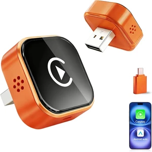 2026 Wireless CarPlay Adapter for iPhone,2 in 1 for Apple Carplay and Android Auto Adapter,Mini carplay Wireless Adapter Convert Wired to Wireless, Plug & Play, USB to USB-C/Type- 2026 Wireless CarPlay Adapter for iPhone,2 in 1 for Apple Carplay and Android Auto Adapter,Mini carplay Wireless Adapter Convert Wired to Wireless, Plug & Play, USB to USB-C/Type-