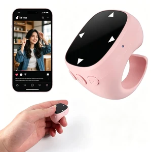 Ring Mouse Bluetooth 5.3, Portable Finger Wireless Page Turner, Mini One-Hand Air Mouse Remote Controller, 48H Long Battery Life Touch Control Mouse for E-Book, Tablet, Phone, Video Browsing(Pi Ring Mouse Bluetooth 5.3, Portable Finger Wireless Page Turner, Mini One-Hand Air Mouse Remote Controller, 48H Long Battery Life Touch Control Mouse for E-Book, Tablet, Phone, Video Browsing(Pi