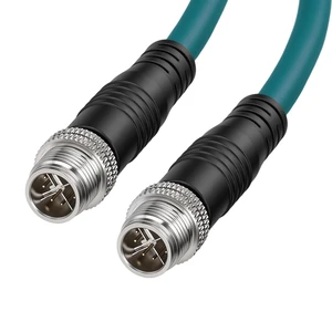 ZBLZGP M12 8 Pin X-Code Anti UV Cable, Ideal for Outdoor LED Display Installations, Street Lighting Networks and Outdoor Advertising Systems 50cm ZBLZGP M12 8 Pin X-Code Anti UV Cable, Ideal for Outdoor LED Display Installations, Street Lighting Networks and Outdoor Advertising Systems 50cm