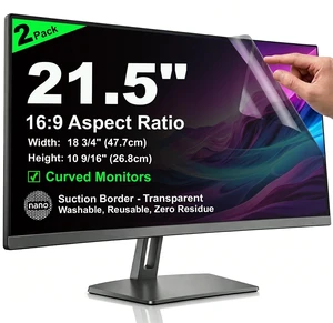 2 Pack Nano Suction Border Privacy Screen for 21.5 Inch Computer Monitor 2 Pack Nano Suction Border Privacy Screen for 21.5 Inch Computer Monitor