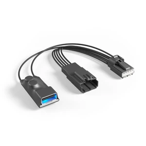Dongar Dashcam Power Adapter (5-pin Type F) for Select Ford Vehicles. Compatible with Mach-E, Bronco Sport, Explorer and More. Built-in USB Power Source, Connects to Rearview Mirror, Easy to Install Dongar Dashcam Power Adapter (5-pin Type F) for Select Ford Vehicles. Compatible with Mach-E, Bronco Sport, Explorer and More. Built-in USB Power Source, Connects to Rearview Mirror, Easy to Install