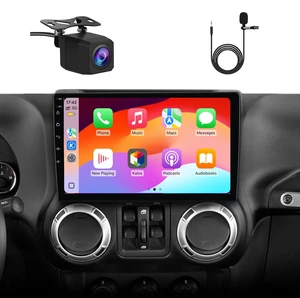 Car Radio Stereo Upgrade for Jeep Wrangler JK 2007-2018 Dodge Ram Android 13 with Wireless CarPlay Android Auto Car Radio Stereo Upgrade for Jeep Wrangler JK 2007-2018 Dodge Ram Android 13 with Wireless CarPlay Android Auto