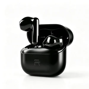 Black Long Battery Life Wireless Earbuds Budget for iPhone Android Black Long Battery Life Wireless Earbuds Budget for iPhone Android