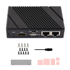 KLAYERS Dual 2.5G Ethernet Mini-Computer Carrier Board Compatible with RPi CM5 KLAYERS Dual 2.5G Ethernet Mini-Computer Carrier Board Compatible with RPi CM5
