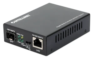 Intellinet Gigabit Media Converter with PoE++ Injector, 90W, SFP Slot Intellinet Gigabit Media Converter with PoE++ Injector, 90W, SFP Slot