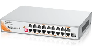 Farsiglink 16 Port PoE Switch with 2 Gigabit Uplink & 1 SFP Slot Farsiglink 16 Port PoE Switch with 2 Gigabit Uplink & 1 SFP Slot