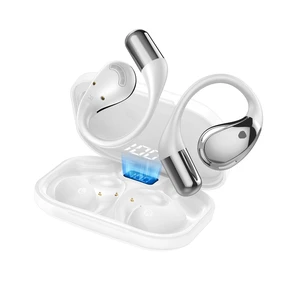 Conyat Open-Ear Headphones, Bluetooth 6.0 Wireless Earbuds Powerful Sound, 40H Open Ear Earbuds with ENC Mic, Adjustable Ear Hooks, Pearl White Conyat Open-Ear Headphones, Bluetooth 6.0 Wireless Earbuds Powerful Sound, 40H Open Ear Earbuds with ENC Mic, Adjustable Ear Hooks, Pearl White