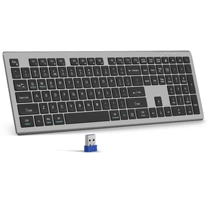 TECKNET Wireless Keyboard Rechargeable 2.4G, Slient Keyboard TECKNET Wireless Keyboard Rechargeable 2.4G, Slient Keyboard