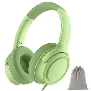 ADOOPE Wired Over-Ear Headphones with USB C Connector, Hi-Fi Stereo Sound, Noise-Isolating Ear Cups, Comfortable Fit for USB C Devices (Green, with Bag) ADOOPE Wired Over-Ear Headphones with USB C Connector, Hi-Fi Stereo Sound, Noise-Isolating Ear Cups, Comfortable Fit for USB C Devices (Green, with Bag)