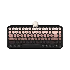 Wireless Computer Keyboard, Mini Bluetooth/2.4G Wireless keyboard with Cute Animal Figurine, 84 Keys Compact Round Keycaps, Gradient Color Design, for Tablet/iPad/iOS/Android/Windows (wa Wireless Computer Keyboard, Mini Bluetooth/2.4G Wireless keyboard with Cute Animal Figurine, 84 Keys Compact Round Keycaps, Gradient Color Design, for Tablet/iPad/iOS/Android/Windows (wa