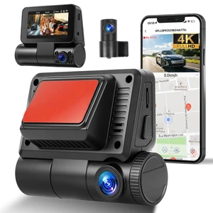 3 Channel Dash Cam Front Rear Inside 4K+1080p with WiFi GPS 3 Channel Dash Cam Front Rear Inside 4K+1080p with WiFi GPS