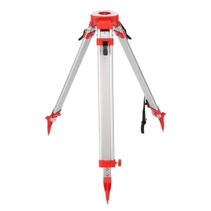 Surveying Tripod, Aluminum Survey Tripod With 5/8-Inch 11-Threaded Flat Head Quick Clamp for Auto Level Theodolite Surveying Tripod, Aluminum Survey Tripod With 5/8-Inch 11-Threaded Flat Head Quick Clamp for Auto Level Theodolite