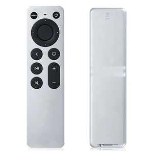 Replacement Remote Control for Apple TV 4K/HD/Gen 1/2/3/4(NO Siri & Touch), Compatible with A2169 A1842 A1625 A1427 A1469 A1378 A1218, with TV Volume & Power Control, Silvery-White Replacement Remote Control for Apple TV 4K/HD/Gen 1/2/3/4(NO Siri & Touch), Compatible with A2169 A1842 A1625 A1427 A1469 A1378 A1218, with TV Volume & Power Control, Silvery-White
