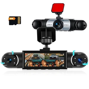 Inefala 4 Channel Dash Cam Front and Rear Inside with Super Night Vision Inefala 4 Channel Dash Cam Front and Rear Inside with Super Night Vision