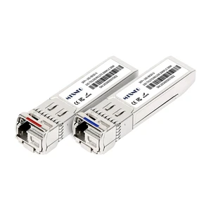 A Pair of 10G SFP+ Bidi Transceiver LC Single-Mode 20km Single Fiber Module 10GBASE-BIDI 1270nm/1330nm for Cisco, Ubiquiti UniFi, Mikrotik, and More A Pair of 10G SFP+ Bidi Transceiver LC Single-Mode 20km Single Fiber Module 10GBASE-BIDI 1270nm/1330nm for Cisco, Ubiquiti UniFi, Mikrotik, and More