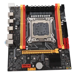 YUEHISY X79 Computer Motherboard, Supports E5 V1 V2 and 3th 4th Gen Core i7 Processors DDR3 SDRAM 128GB 1866MHz, with M.2 NVMe PCIE 3.0 X4 Slot YUEHISY X79 Computer Motherboard, Supports E5 V1 V2 and 3th 4th Gen Core i7 Processors DDR3 SDRAM 128GB 1866MHz, with M.2 NVMe PCIE 3.0 X4 Slot