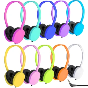 XOSDA Kids Headphones Bulk 10 Pack for School Classroom Student Children Toddler Boys Girls Teen and Adult, Computer Earphones Class Set of Headphones for Students (PU102,10 Mixed) XOSDA Kids Headphones Bulk 10 Pack for School Classroom Student Children Toddler Boys Girls Teen and Adult, Computer Earphones Class Set of Headphones for Students (PU102,10 Mixed)