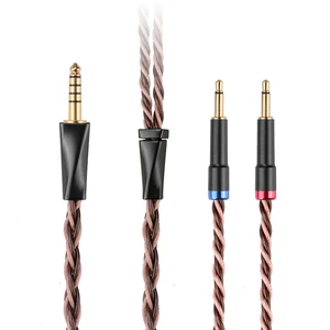 FAAEAL Monitor Headphone Cable,8N OFC German Copper AUX Cord Compatible with Hifiman HE400SE HE-350 MEZE 105 AER 109 Pro Sony MDR Z1R Headset for Musicians Audiophiles 4.4mm FAAEAL Monitor Headphone Cable,8N OFC German Copper AUX Cord Compatible with Hifiman HE400SE HE-350 MEZE 105 AER 109 Pro Sony MDR Z1R Headset for Musicians Audiophiles 4.4mm
