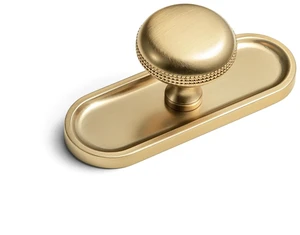 Goo-Ki Champagne Bronze Cabinet Knobs, 1-3/16 Inch, Recessed Edge, 6 Pack Goo-Ki Champagne Bronze Cabinet Knobs, 1-3/16 Inch, Recessed Edge, 6 Pack